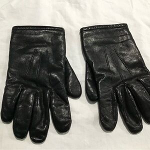 Fownes Genuine Leather Gloves Lined Black XL